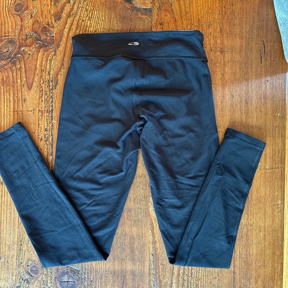 3/$15 Champion Reversible Leggings, Long, Black and Purple Size Small - Picture 4 of 9